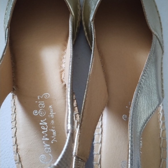 CARMEN SAIZ WEDGE SLIP ON SHOES - Picture 6 of 6